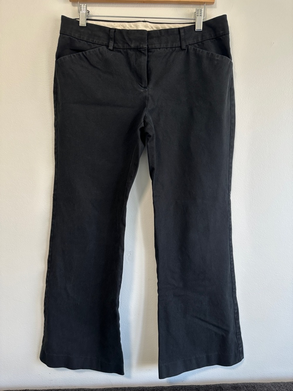 Theory Low Rise Black Office Dress Trousers Size 28